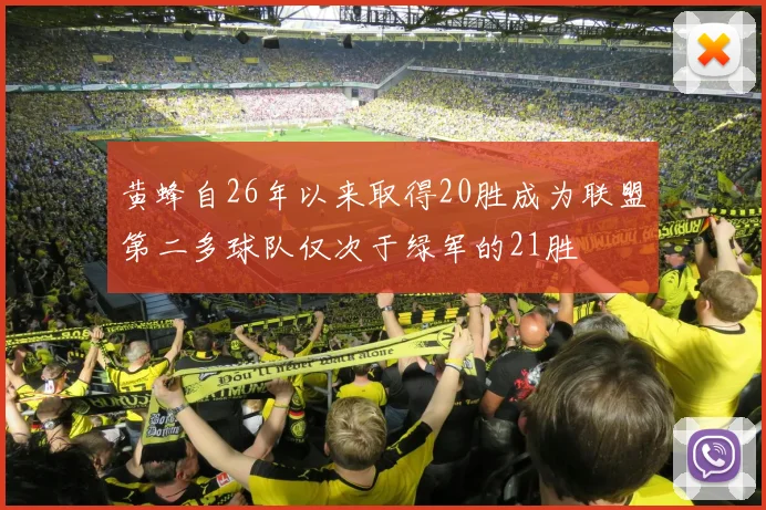 黄蜂自26年以来取得20胜成为联盟第二多球队仅次于绿军的21胜